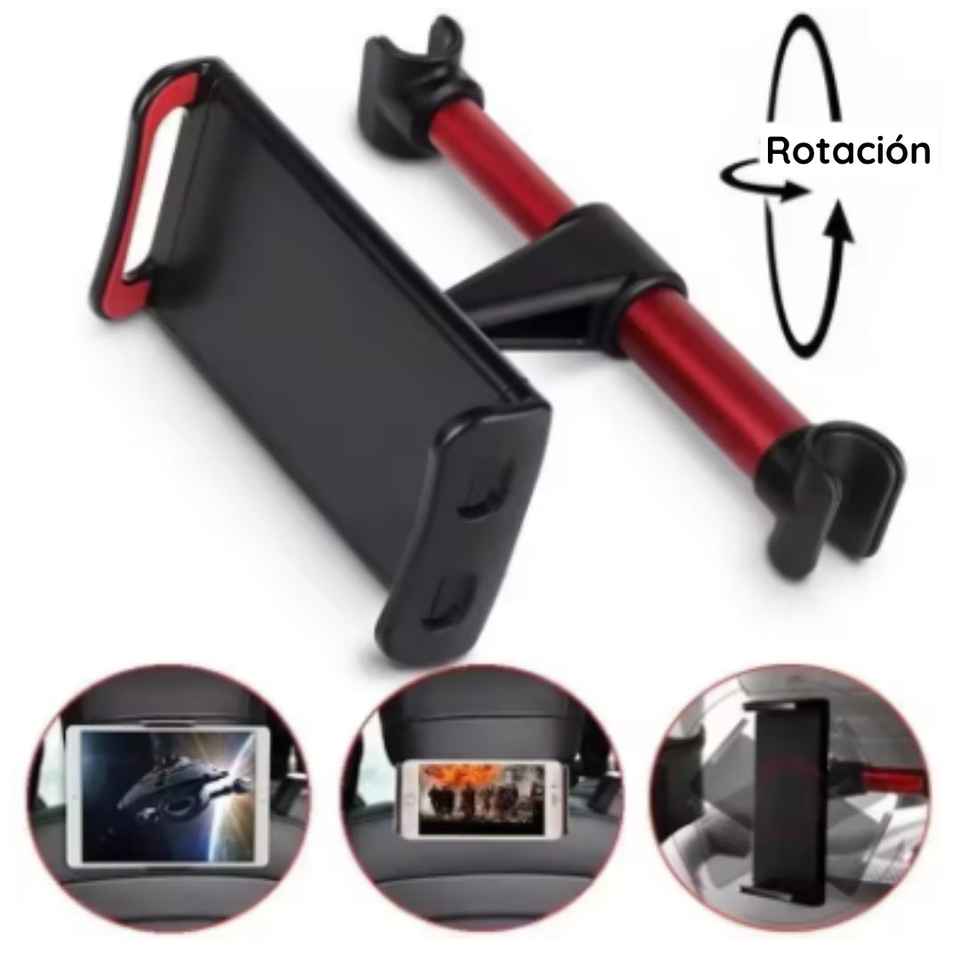 Soporte Ajustable para Tablet y Móvil - Especial para el Coche